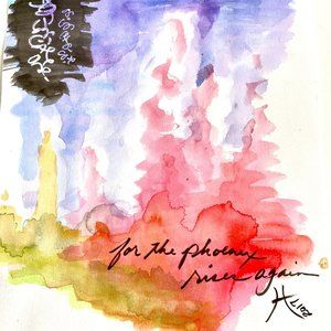 Phoenix Rising - Original Poem Wall Art Watercolor Painting Frame Ready 11"x14"